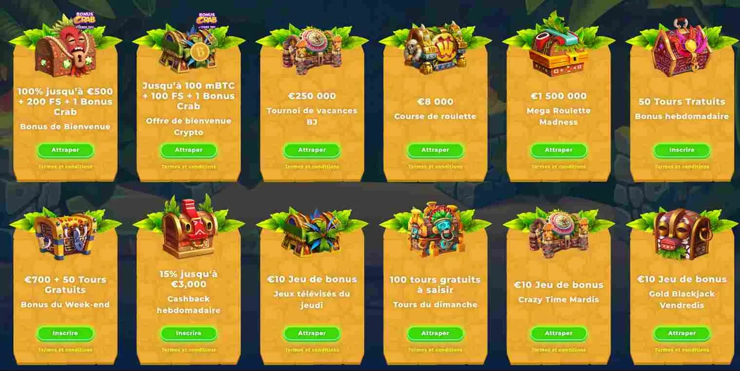 Prehľad bonusov a propagačných akcií Wazamba Casino